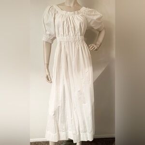 NWT free people ivory white dress sz SMALL prairie